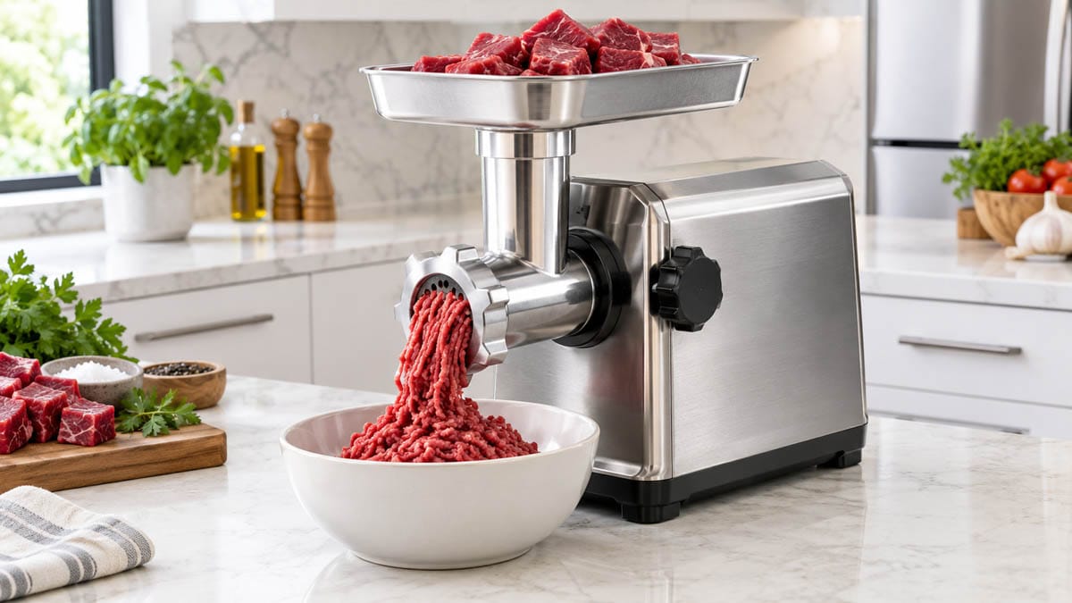 Top 3 Best Compact Electric Meat Grinders (Bulk Prep Countertop Guide)
