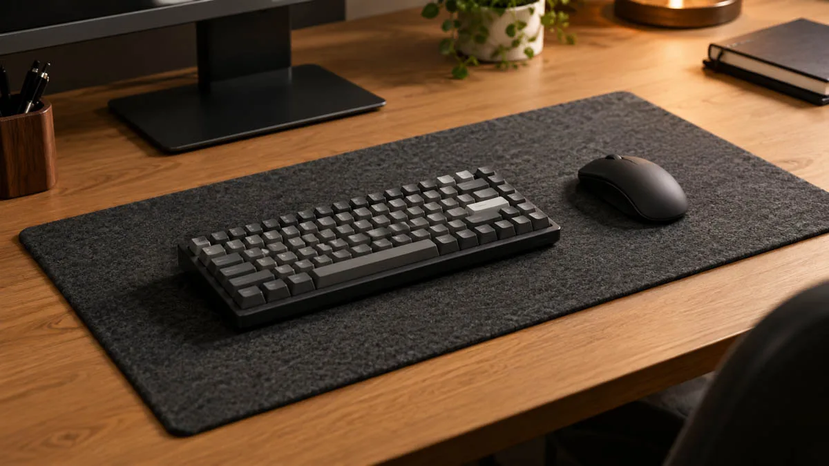 Top 3 Best Non-Slip Felt Desk Pads (Minimalist Station Protection Guide)