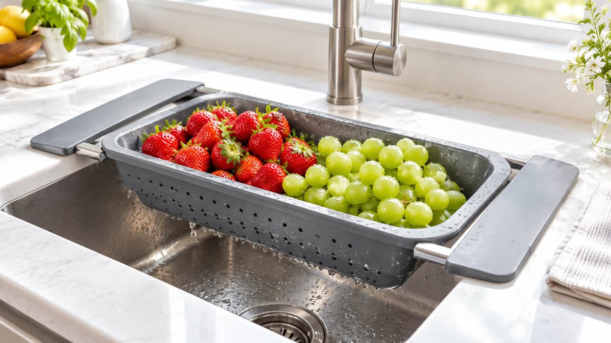 Top 3 Best Over-the-Sink Colander Strainers (Space-Saving Prep Guide)