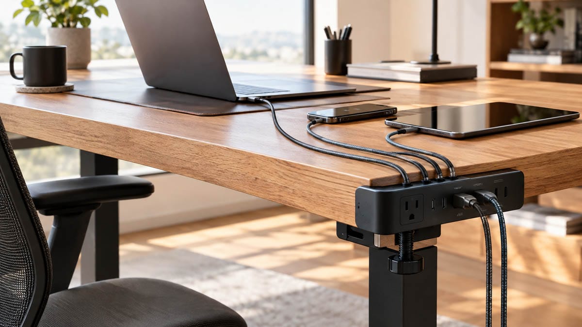 Top 3 Best Clamp-On Desk Power Strips (Surge Protection Workstation Guide)