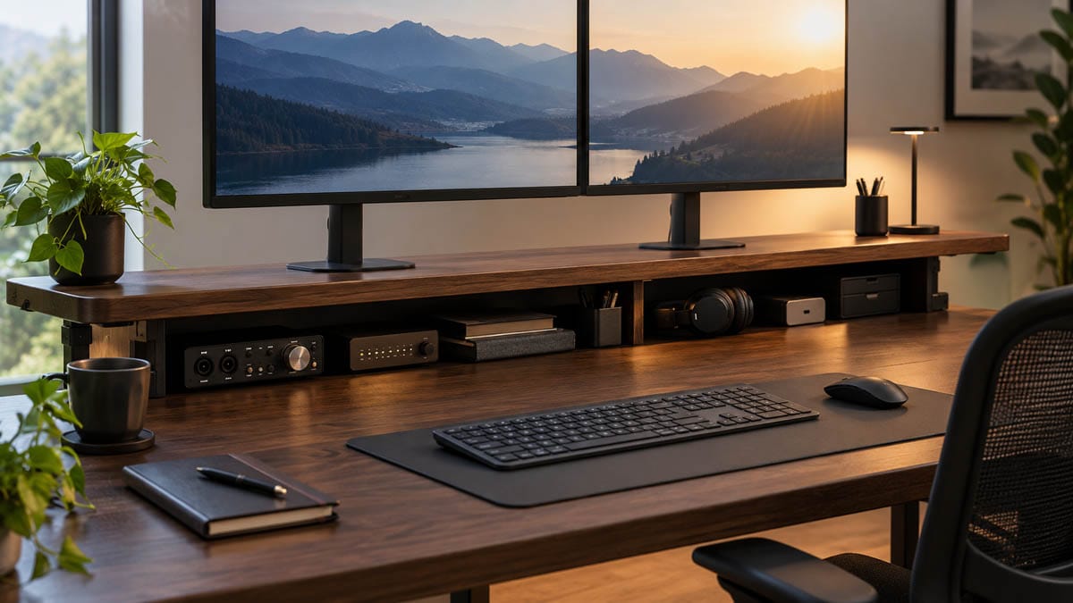 Top 3 Best Dual-Tier Clamp-On Desk Shelves (Minimalist Monitor Riser Guide)